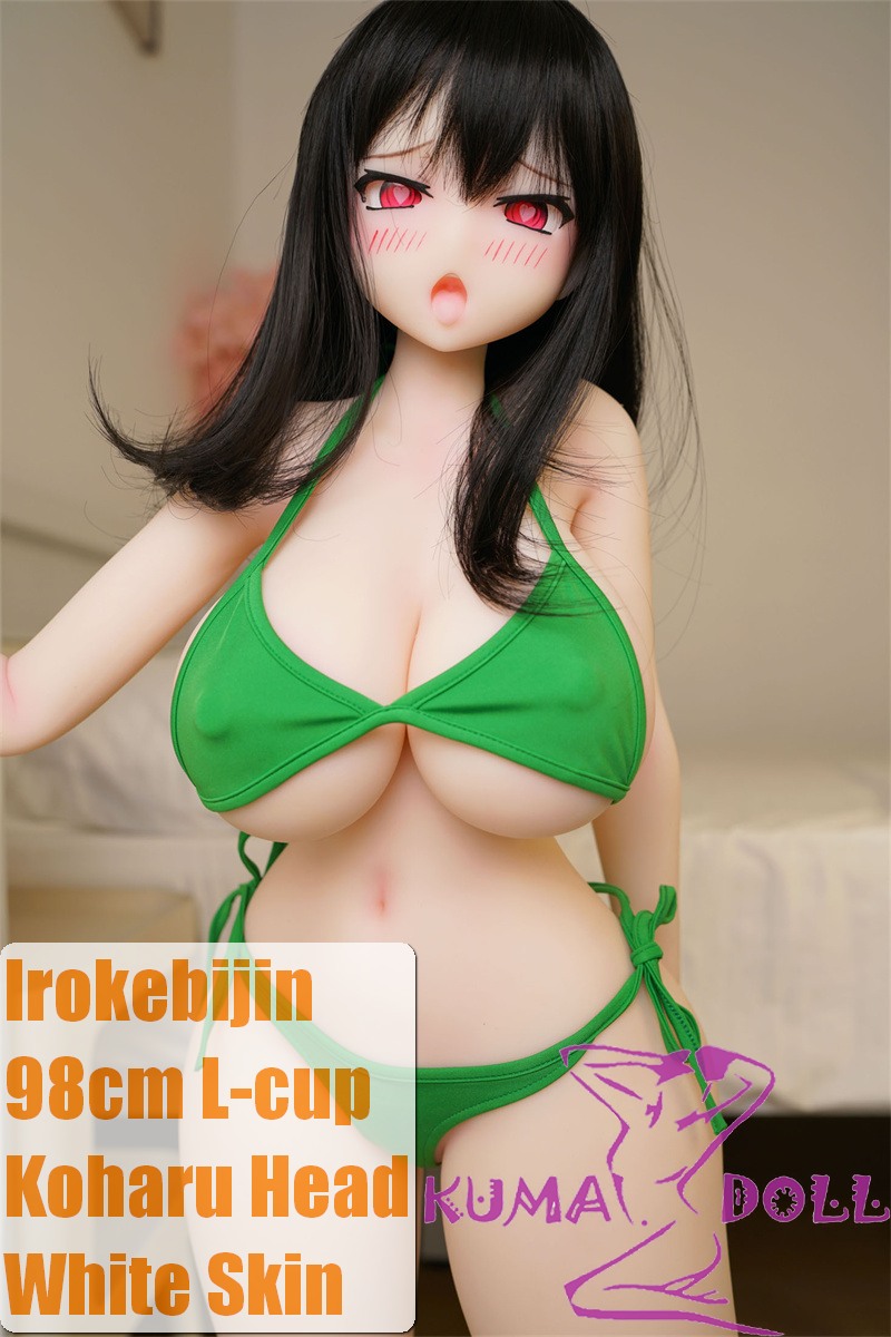 Irokebijin S-TPE Sex Doll 98cm L-cup Koharu Head in Green Bikini