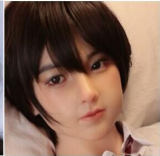 MLW doll Loli Sex Doll 148cm/4ft8 B-cup Mia Hard Silicone material head with craftman makeup(makeup selectable)