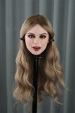 [China In-Stock] Fanreal Maria Head with Implanted Eyebrow Eyelash With Long Hair