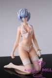 65cm PVC head anime doll detailed face sculpt