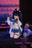 M018 head anime doll sitting pose