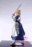 OTAKU Saber Head 65cm Middle Breasts PVC Head+ Silicone Body from Fate