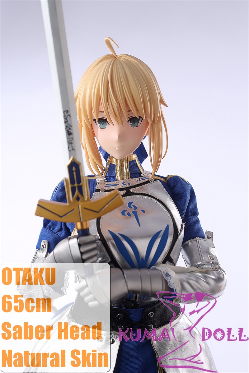 OTAKU Saber Head 65cm Middle Breasts PVC Head+ Silicone Body from Fate