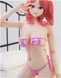 Irokebijin Full Silicone Sex Doll 148cm F-cup Akane Head Purple Hair