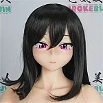 Irokebijin Full Silicone Anime Sex Doll 90cm F-cup Akari Head