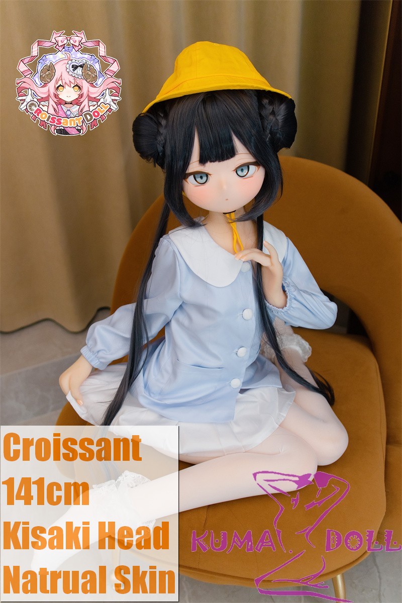 Croissant Doll 141cm Kisaki Anime Sex Doll Soft vinyl head + S-TPE body Kawaii Blue Dress
