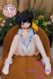 Croissant Doll 141cm Kisaki Anime Sex Doll Soft vinyl head + S-TPE body Kawaii Blue Dress