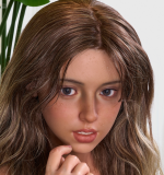 Gynoid  No.20R 163cm E-Cup Silicone Sex Doll Mona Head AP02 Makeup Deluxe/Basic in White T-Shirt