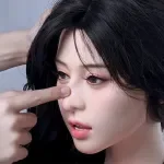 Gynoid  No.20R 163cm E-Cup Silicone Sex Doll Mona Head AP02 Makeup Deluxe/Basic in Red Bikini
