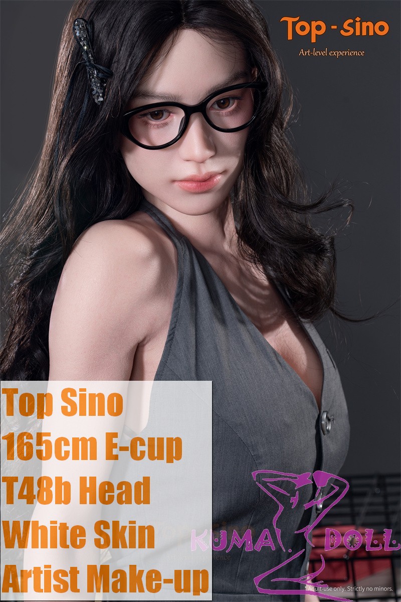 【Artist Makeup 】Top Sino Doll 165cm E-cup T48b Head Artist Makeup Head RRS+ Makeup selectable Standard Body Gray Dress