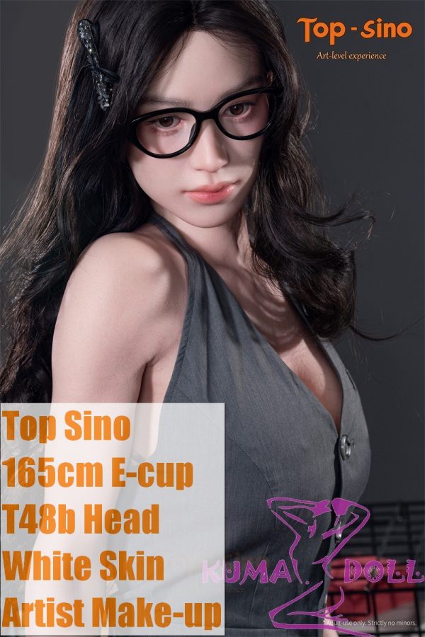 【Artist Makeup 】Top Sino Doll 165cm E-cup T48b Head Artist Makeup Head RRS+ Makeup selectable Standard Body Gray Dress