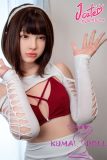 J-cute Doll 153cm B-cup AGE01 Head AIO Full Silicone Love Doll in White Dress