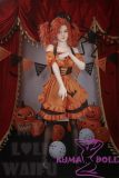 148cm B-cup loli doll pumpkin dress