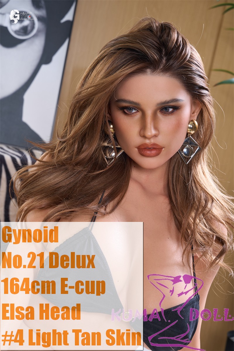 Gynoid  No.21R 164cm E-Cup Silicone Sex Doll Elsa Head AP01 Makeup Deluxe/Basic in Black Bikini