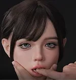 MMXDOLL 165cm E-cup Mengsha Head Full Silicone Sex Doll Black Lace Lingerie