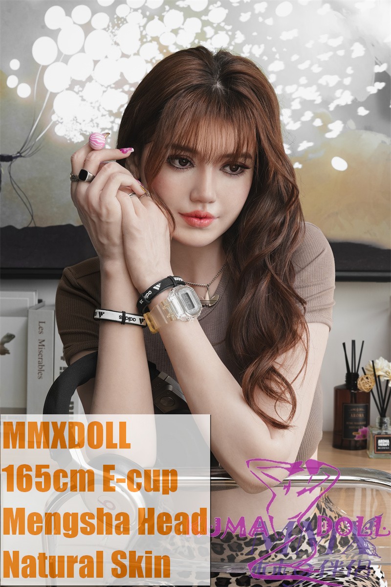 MMXDOLL 165cm E-cup Mengsha Head Full Silicone Sex Doll Leopard Sports Pants