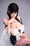 LACE DOLL 163cm H-cup 晚冰(Wanbing) Head Close Eye Version Sex Doll Body Material Customizable Mini Skirt