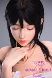 Lifelike makeup close-up silicone doll