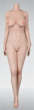 TOP-CYDOLL 168cm F-Cup Wan Head Full Silicone Doll in Black Bodysuit