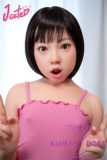 Close-up realistic face J-cute doll