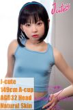 J-cute Doll 149cm/4ft9 A-cup with Silicone Head AGD32