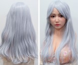 【Artist Makeup 】Top Sino Love Doll 167cm E-cup T21 Head Artist Makeup Head RRS+ Makeup Selectable Blue Dress