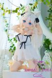 MW Girl Anime Sex Doll 115cm M025 PVC Head – White Skirt