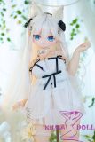 M025 PVC head doll face close-up