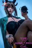 Doll Senior Capricorn Head 170cm G-cup Full Silicone Sex Doll with Body Make-up Zodiac Series Witch of Desire