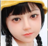 MLW doll Full Silicone Loli Love doll 145cm B-cup #38 Yume head ROS Face Makeup Selectable