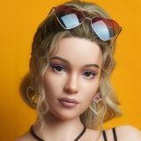 ZELEX Full silicone sex doll 170cm C-cup #GE95-2 Wyne head with movable jaw Skin Color - Tanned