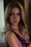 XTDOLL 163cm F-cup Cynthia Head Super Reduce Wight Full Silicone Doll Life-size Real Love Doll Black Lace Lingerie