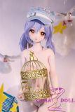 XYGO 141cm C-cup Xiaoxing Silicone Head + TPE Body Anime Doll Purple Hair