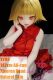 XYGO 142cm AA-cup Xiaoren Silicone Head + TPE Body Anime Doll in Red Dress
