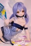 141cm doll sitting purple hair