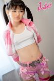 silicone doll pink outfit standing pose