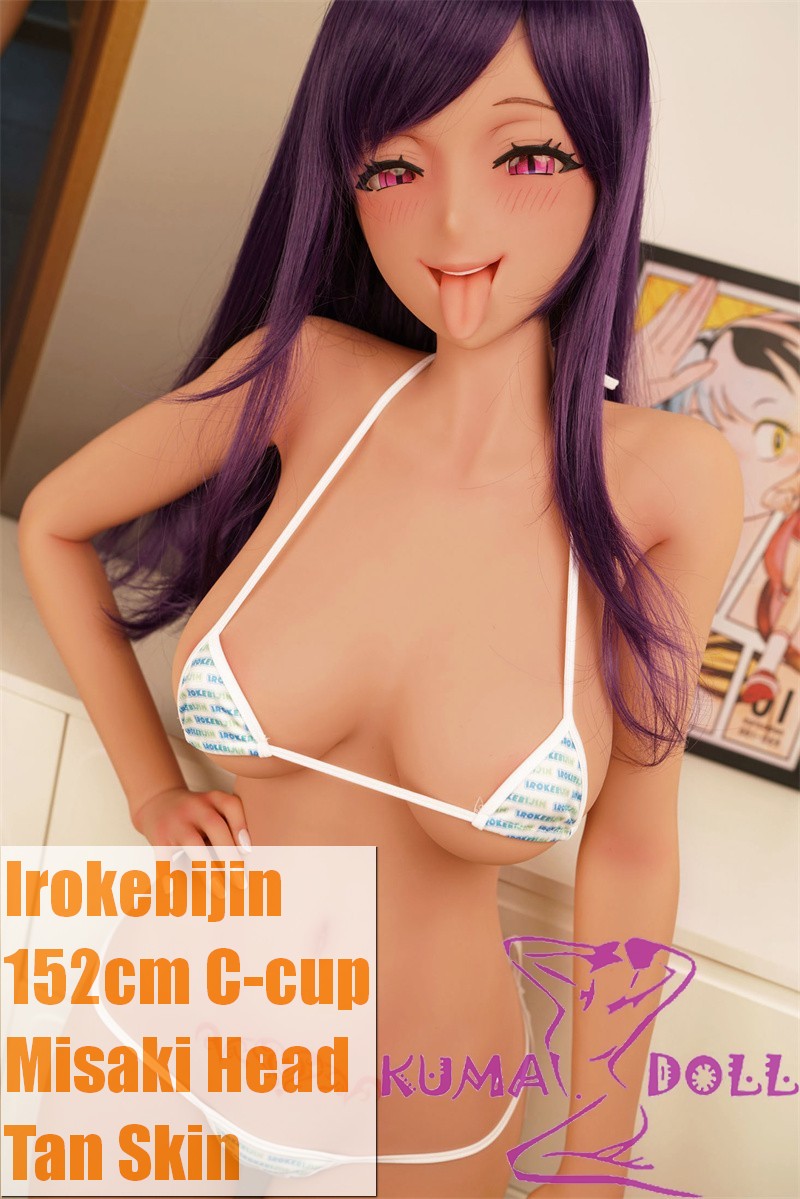 Irokebijin S-TPE Sex Doll 152cm C-cup Misaki Head in White Bikini