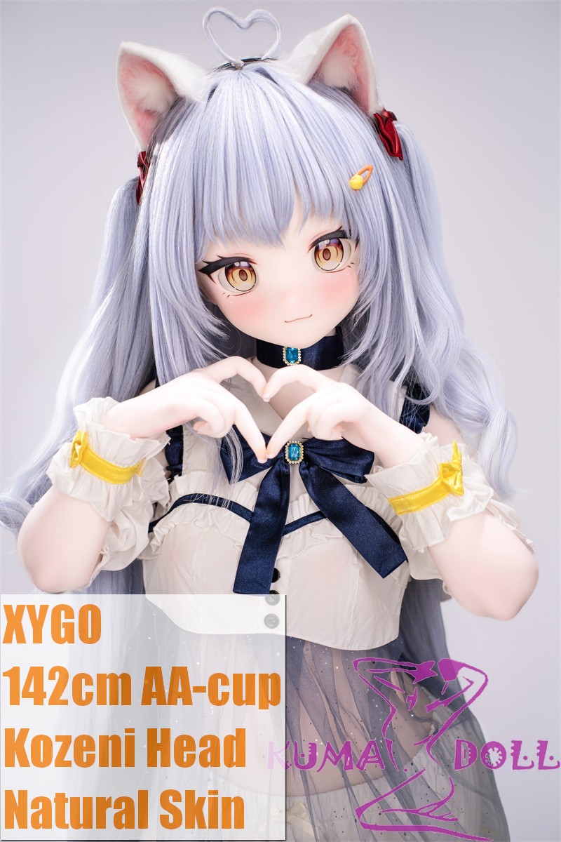 XYGO 142cm AA-cup Kozeni-chan Silicone Head + TPE Body Anime Doll Cat Girl Collaboration with Arino Kozeni