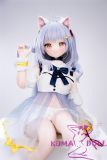 sitting pose cat ear anime doll