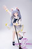 142cm anime doll red dress standing