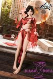 150cm silicone doll red dudou standing