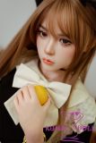 Full body silicone doll 149cm maid costume standing pose