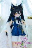 Full body standing small anime doll