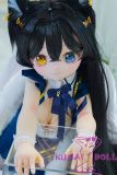 Close up heterochromia anime eyes