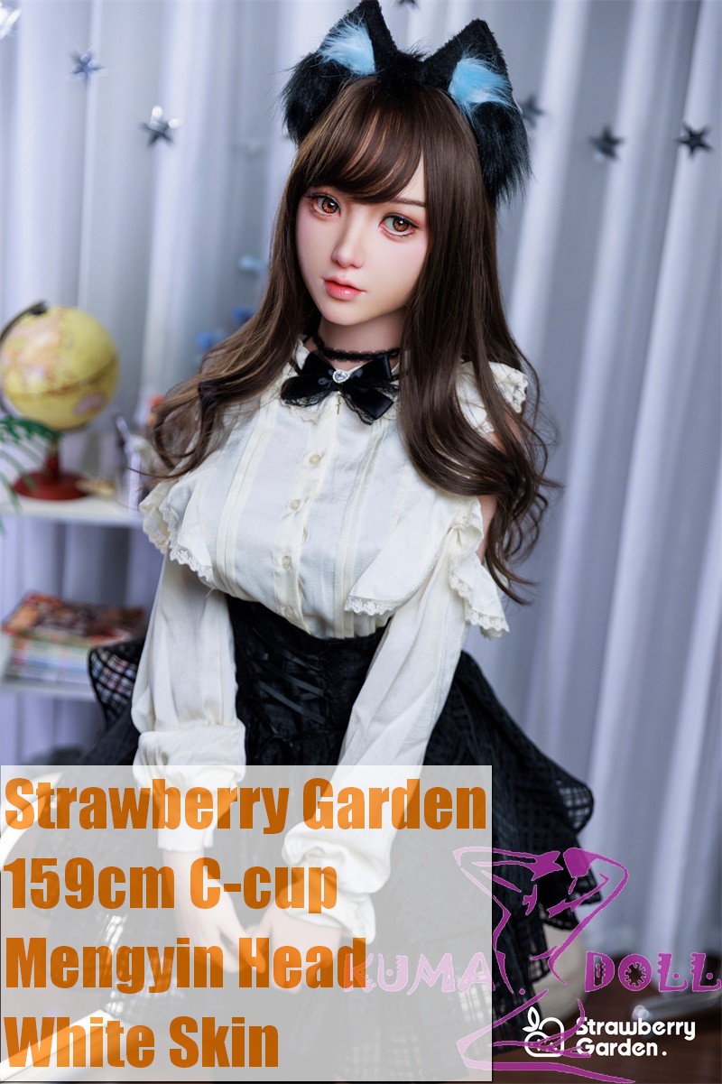 Strawberry Garden 159cm C-cup Mengyin Makeup ① Head Full Silicone Doll Cat Ear Cute Girl