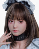 Strawberry Garden 159cm C-cup Mengnai Makeup ② Head Full Silicone Doll Pink Bunny