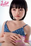 A-cup silicone doll standing pose