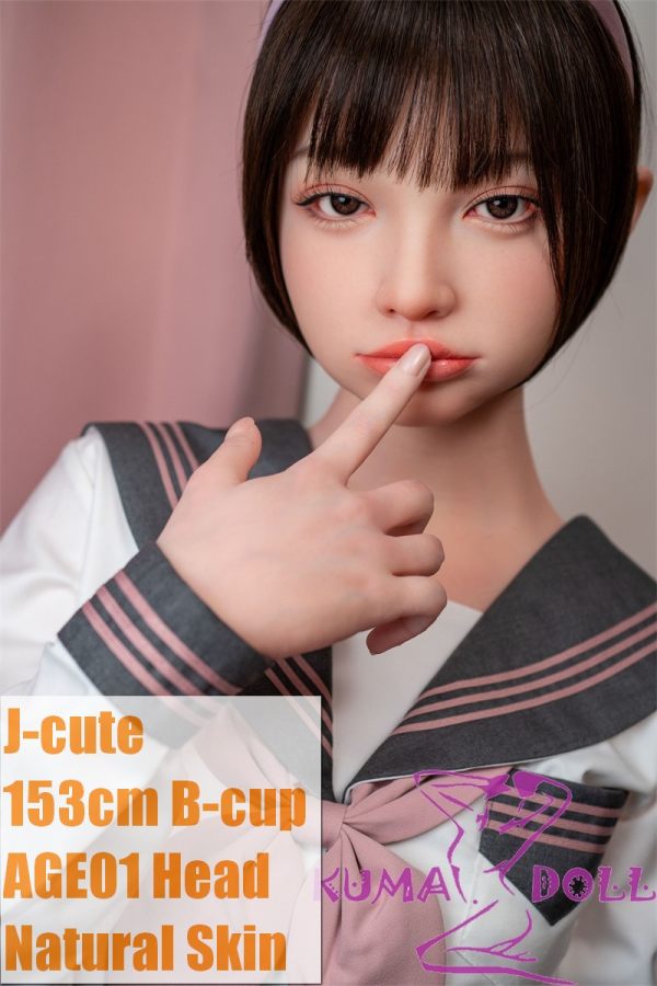 J-cute Doll 153cm B-cup AGE01 Head AIO Full Silicone Love Doll in Pink Sailor Outfit