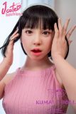 J-cute Doll 153cm B-cup AGE02 Head AIO Full Silicone Love Doll in Pink Sweater