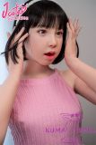 J-cute Doll 153cm B-cup AGE02 Head AIO Full Silicone Love Doll in Pink Sweater